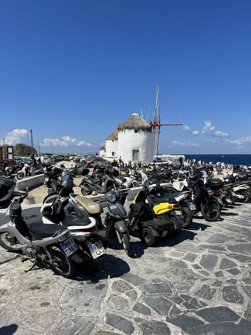 Mykonos windmills