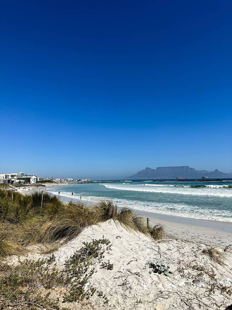 Table Mountain from Bloubergstrand