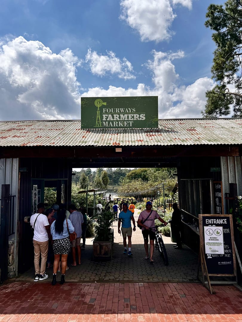 The Fourways Farmers Martket entrance